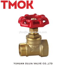 High quality Red Hand Wheel FXM Brass stop valve